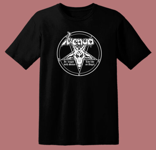 In League With Satan 80s T Shirt