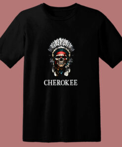Indian Skull 80s T Shirt