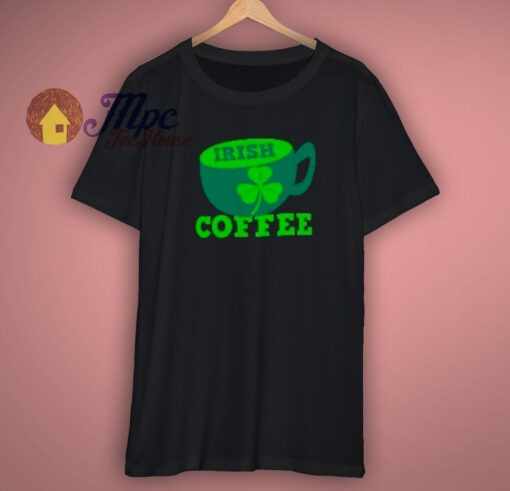 Irish Coffee with clover shirt