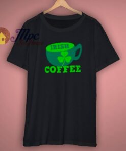 Irish Coffee with clover shirt