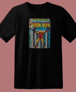 Iron Man Classic Retro 80s T Shirt