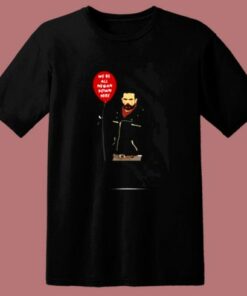 It Pennywise And Walking Dead Parody Negan Down Here Stephen 80s T Shirt