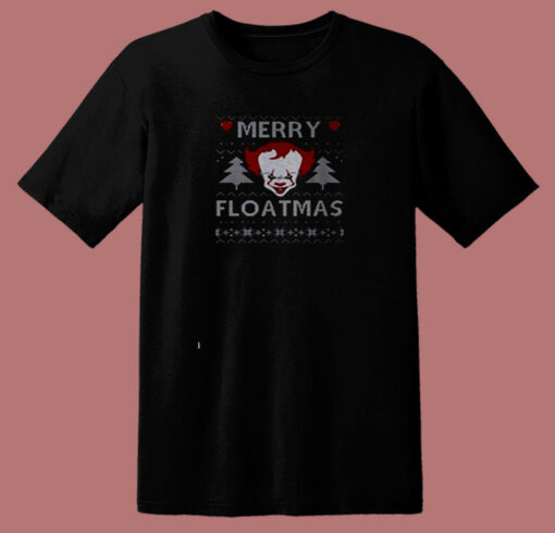 It Pennywise Merry Floatmas Christmas 80s T Shirt