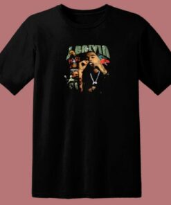 J Balvin Bootleg Rap 80s T Shirt