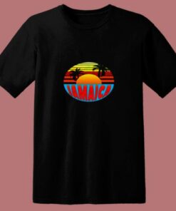 Jamaica Retro Circle 80s T Shirt