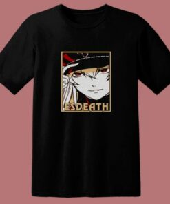 Japanese Anime Esdeath Akame 80s T Shirt