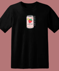 Japanese Strawberry Milk Drink 80s T Shirt