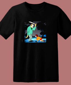 Jason Voorhees Killing Velma Dinkley From Scooby Doo 80s T Shirt