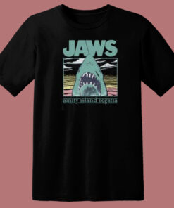Jaws Amity Island Regatta 80s T Shirt Style