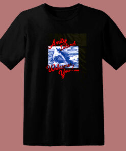 Jaws Welcome You Amity Island 80s T Shirt