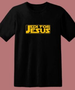 Jedi For Jesus Graphic 80s T Shirt