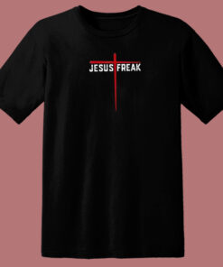 Jesus Freak Cross Aesthetic 80s T Shirt 1