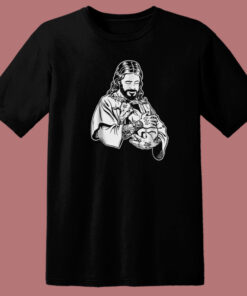 Jesus Loves Satan Baphomet 80s T Shirt