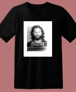 Jim Morrison Mugshot 80s T Shirt
