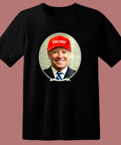 Joe Biden Wearing Hat 80s T Shirt 1