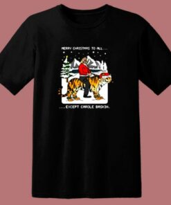 Joe Exotic Tiger King Merry Christmas 80s T Shirt