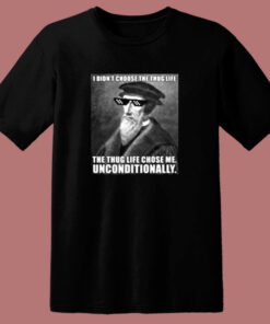 John Calvin Thug Life Unconditional Funny Theologian 80s T Shirt