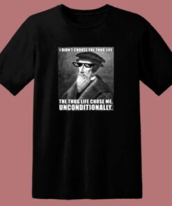 John Calvin Thug Life Unconditional Funny Theologian 80s T Shirt