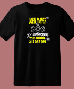 John Mayer In Concert The Forum T Shirt Style