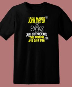 John Mayer In Concert The Forum T Shirt Style