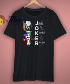 Joker All Version Signature Great Shirt 1