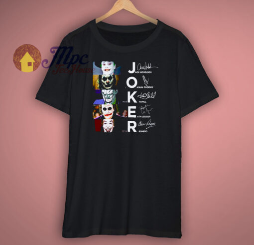 Joker All Version Signature Great Shirt