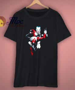 Joker Harley Quinn Graphic Batman Licensed T Shirt