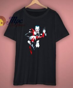 Joker Harley Quinn Graphic Batman Licensed T Shirt