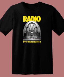 Joy Division Radio Live Transmission Ian Curtis Rock Band 80s T Shirt