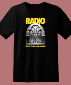 Joy Division Radio Live Transmission Ian Curtis Rock Band 80s T Shirt