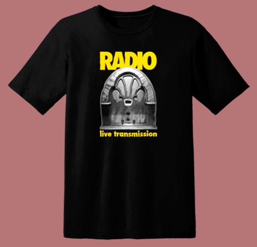 Joy Division Radio Live Transmission Ian Curtis Rock Band 80s T Shirt
