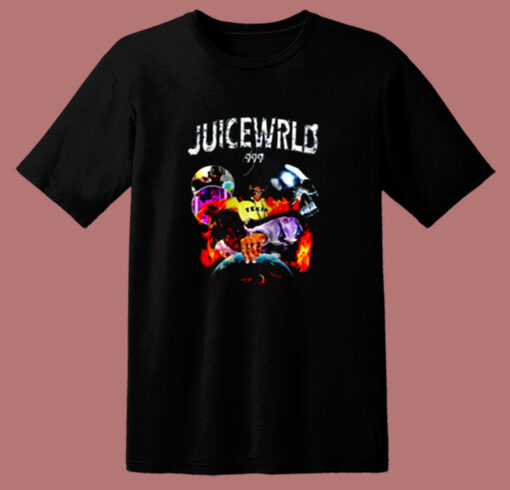 Juice Wrld Rapper 999 Album World Tour 80s T Shirt