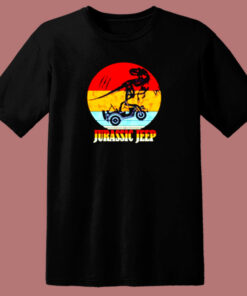 Jurassic Jeep Vintage Halloween 80s T Shirt