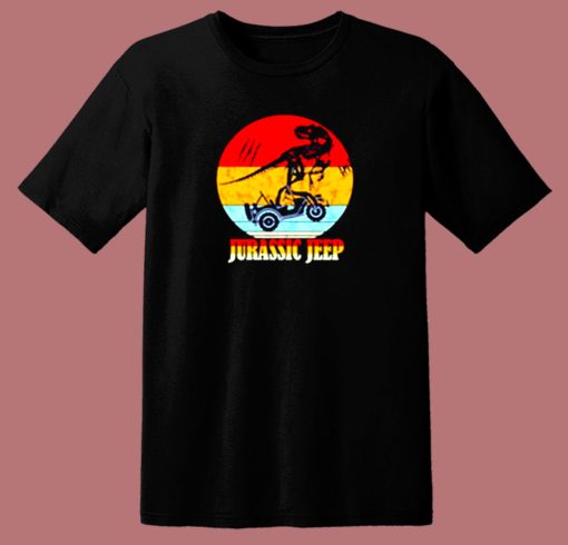 Jurassic Jeep Vintage Halloween 80s T Shirt