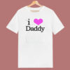 I Heart Daddy 80s T Shirt