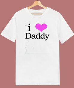 I Heart Daddy 80s T Shirt 1