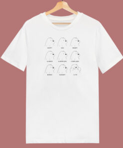 Ice Bear Moods 80s T Shirt 1