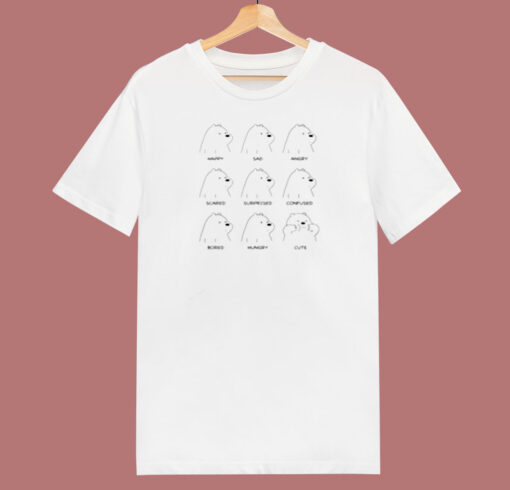 Ice Bear Moods 80s T Shirt