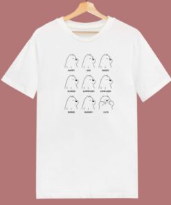 Ice Bear Moods 80s T Shirt 1 Ice Bear Moods 80s T Shirt 2