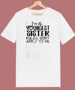Im The Youngest Sister 80s T Shirt