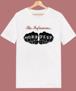 Infamous Mobb Deep Rappers T Shirt Style