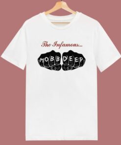 Infamous Mobb Deep Rappers T Shirt Style