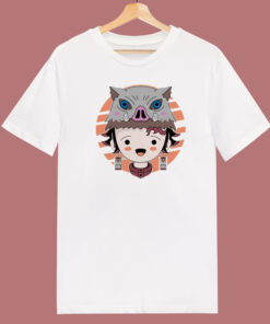 Inosuke Mask Tanjiro T Shirt Style On Sale