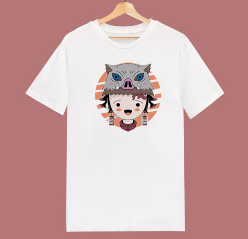 Inosuke Mask Tanjiro T Shirt Style On Sale