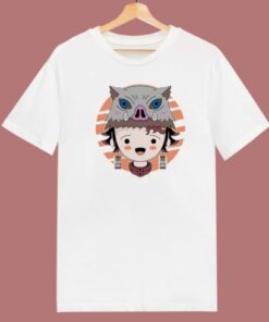 Inosuke Mask Tanjiro T Shirt Style On Sale