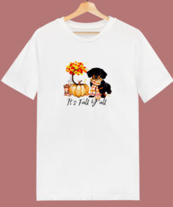Its Fall Yall Dachshund Dog Halloween 80s T Shirt