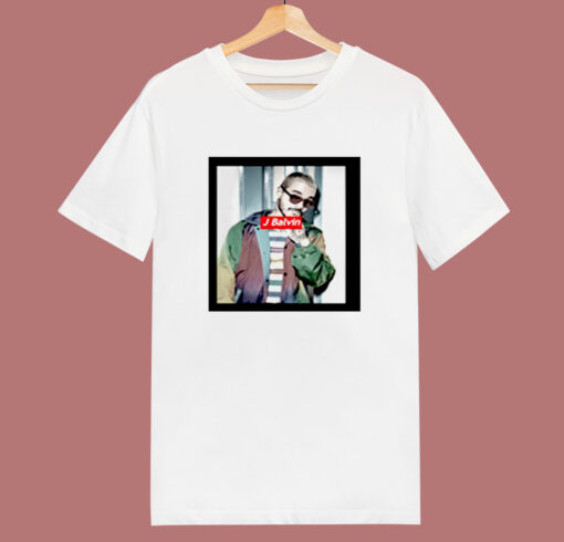 J Balvin In Kruger Style 80s T Shirt