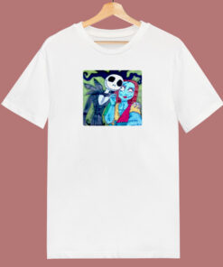 Jack And Sally Take A Selfie 80s T Shirt