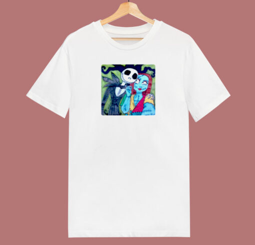 Jack And Sally Take A Selfie 80s T Shirt