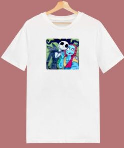 Jack And Sally Take A Selfie 80s T Shirt